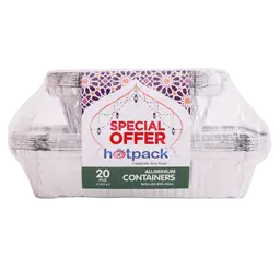 Hotpack Aluminium Container 8389+8342 20pcs
