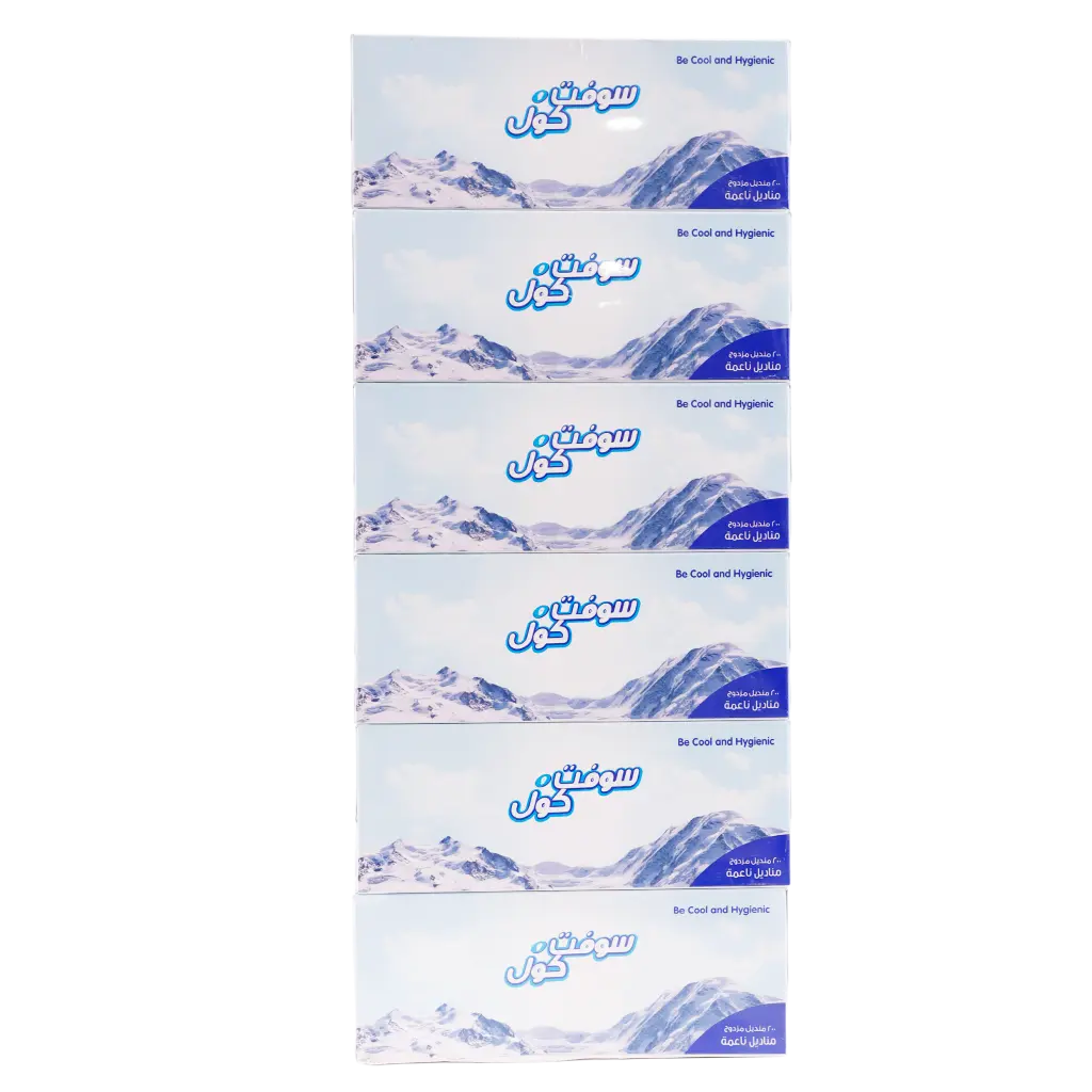 Soft n Cool Tissue 2 Ply 200 Pulls 5 Pcs + 1 Free Offer Pack - view 2