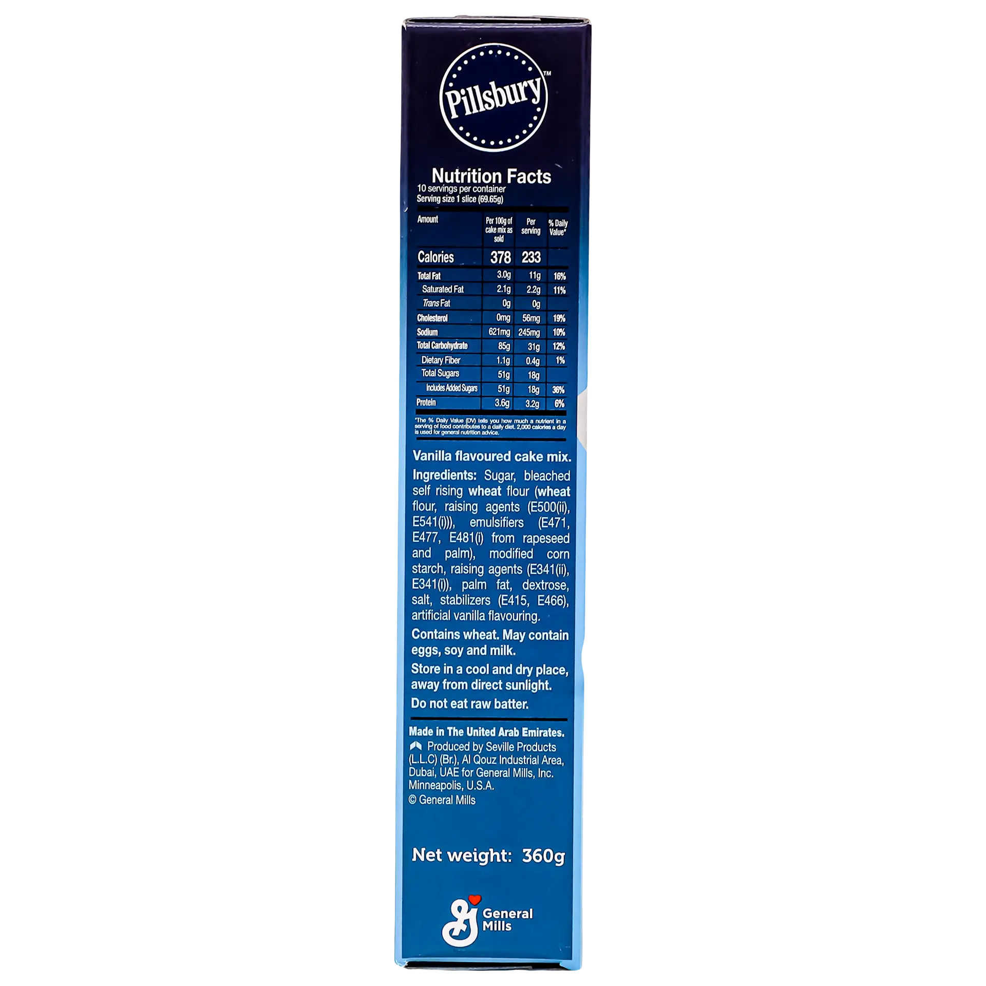 Pillsbury Cake Mix Vanilla 360 gm - view 4