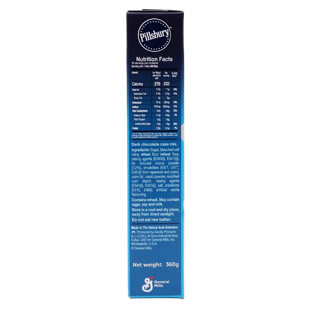 Pillsbury Cake Mix Dark Choco 360 gm - view 5