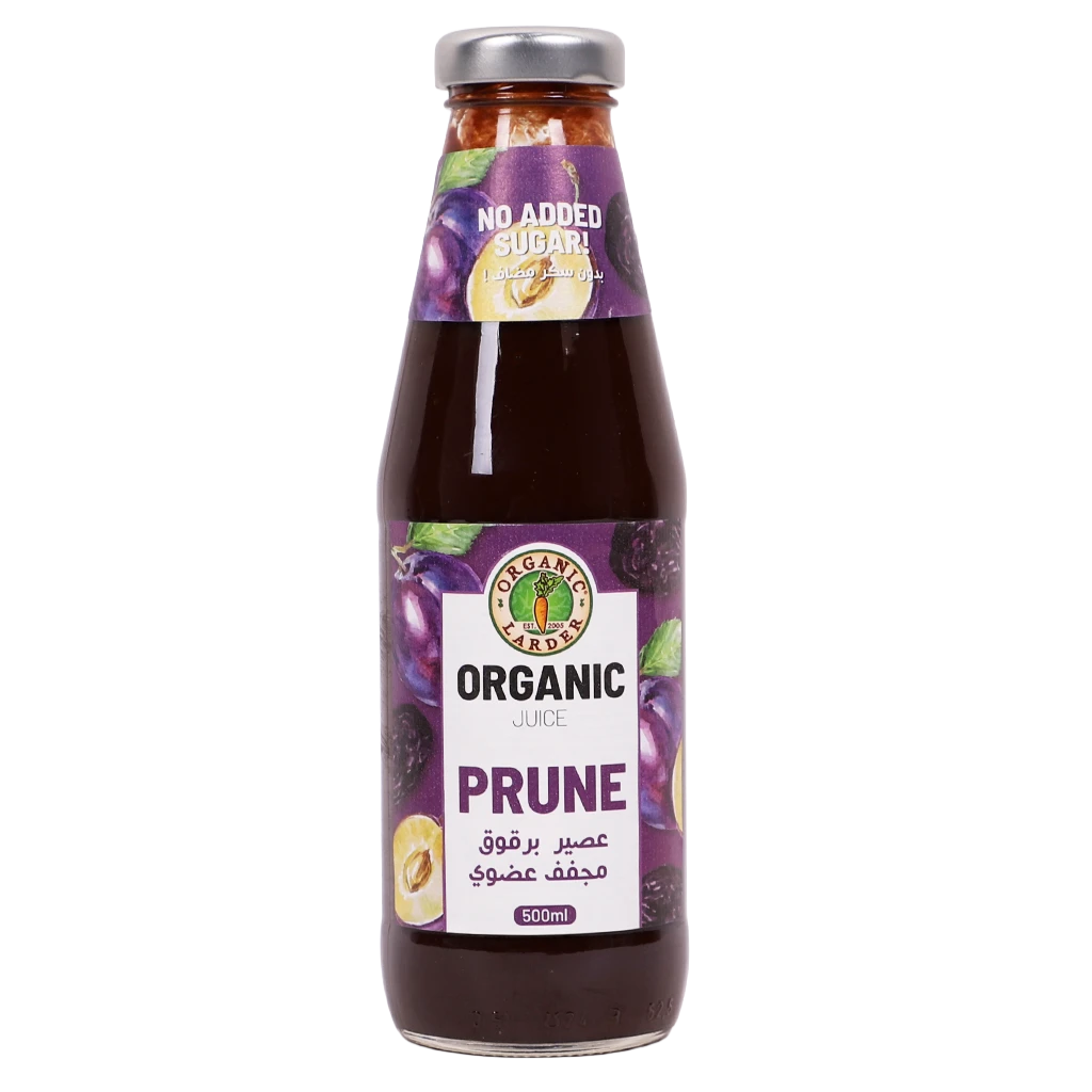 Organic Larder 100% Pure Juice- Prune 500 ml