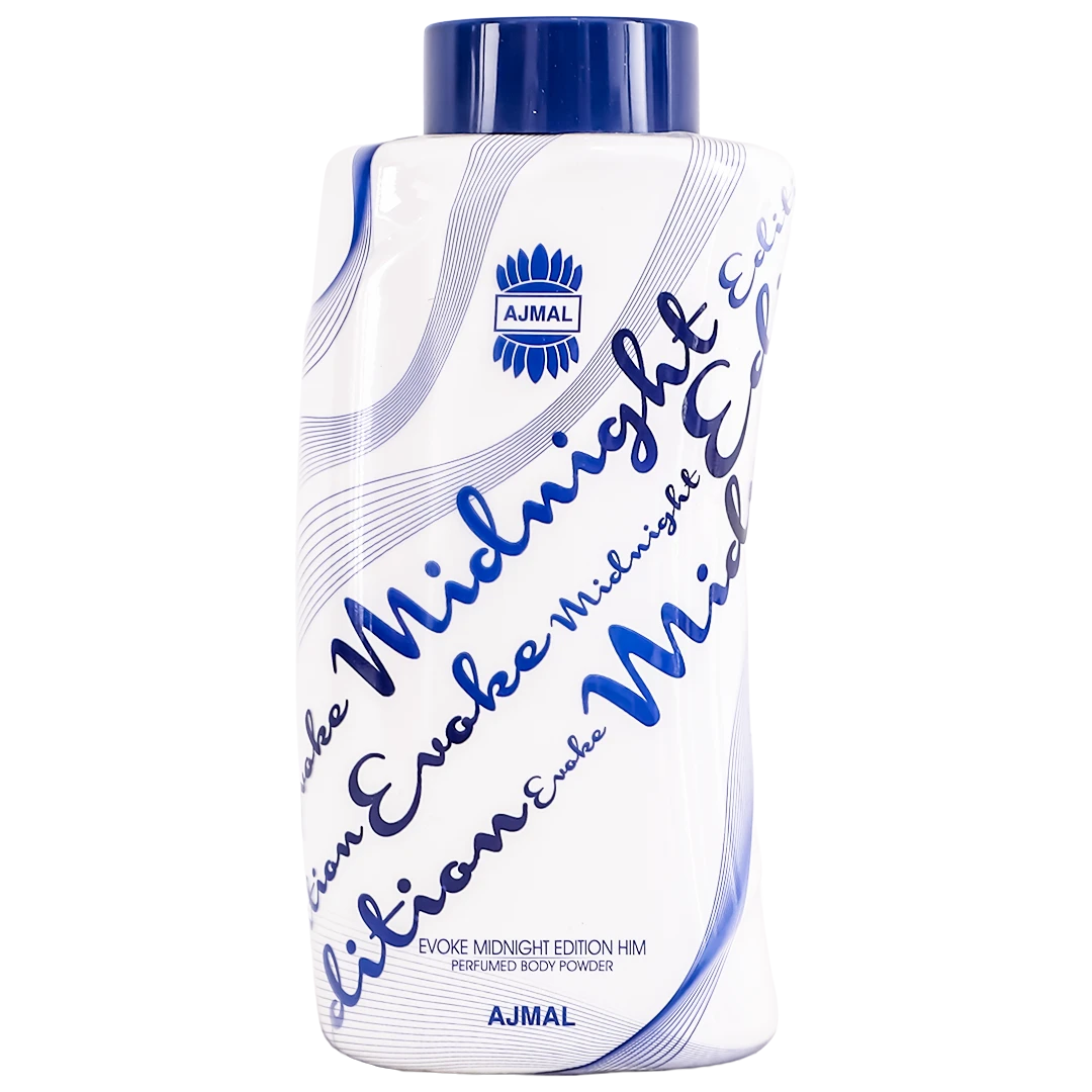 Ajmal Evoke Midnight Edition Him Perfumed Body Powder 100 gm
