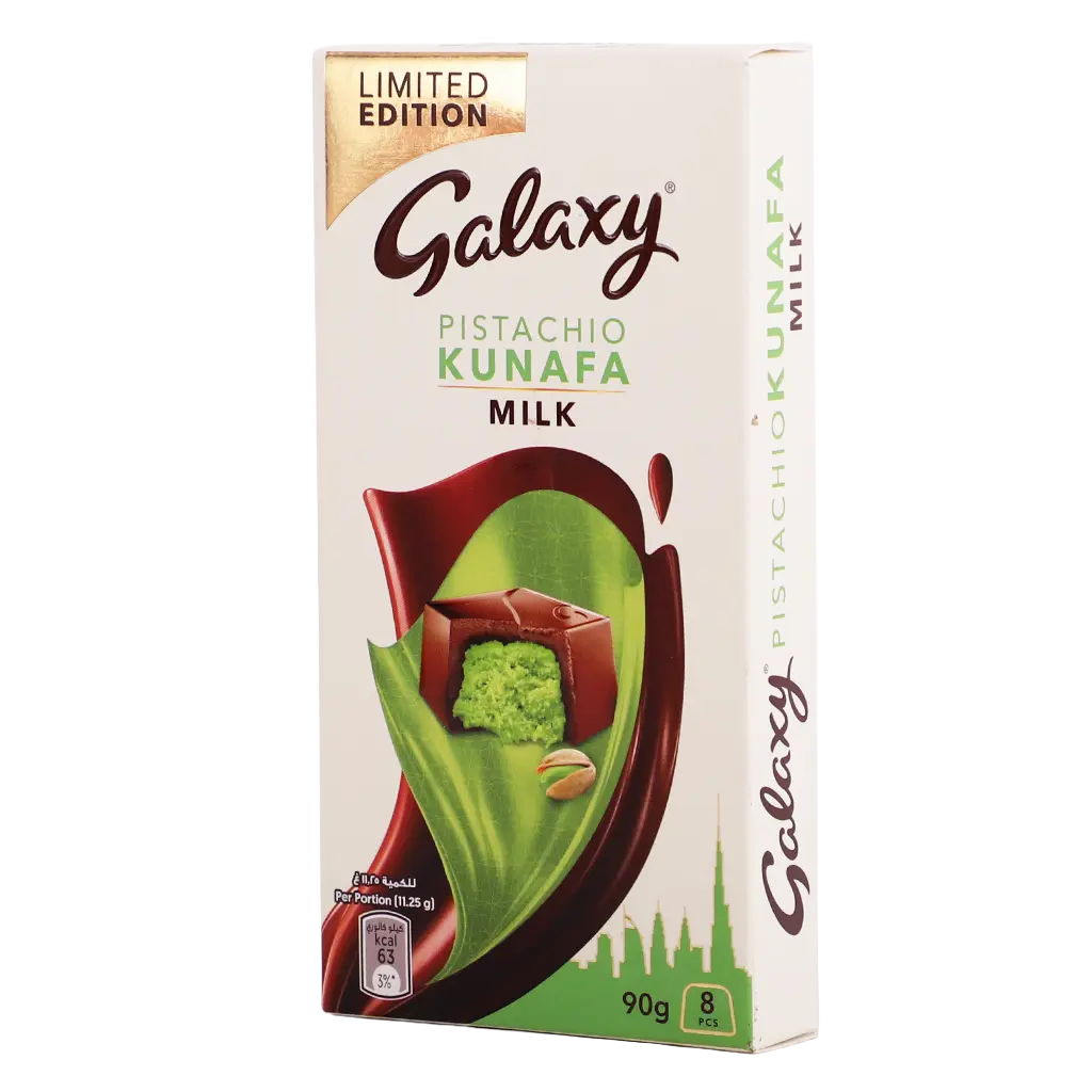 Galaxy Chocolate Milk Kunafa Pistachio 8 pcs 90 gm - view 1