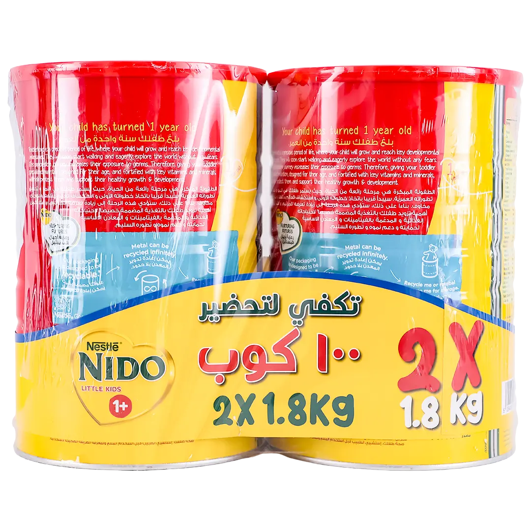 Nido 1+ GUM Duel Pack Offer 2*1800 gm - view 2
