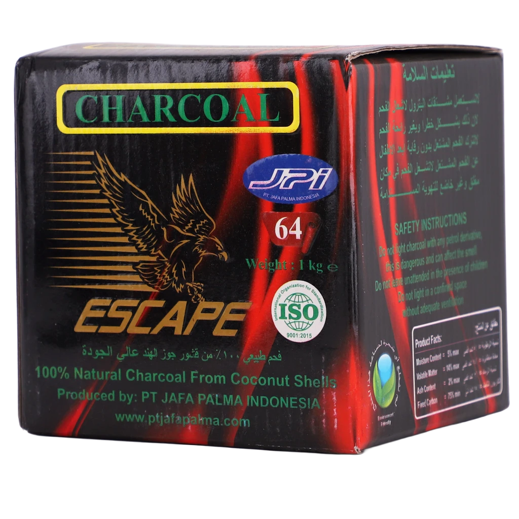 Escape Coconut Charcoal 1 kg 64 pcs