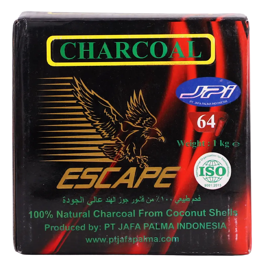 Escape Coconut Charcoal 1 kg 64 pcs - view 2
