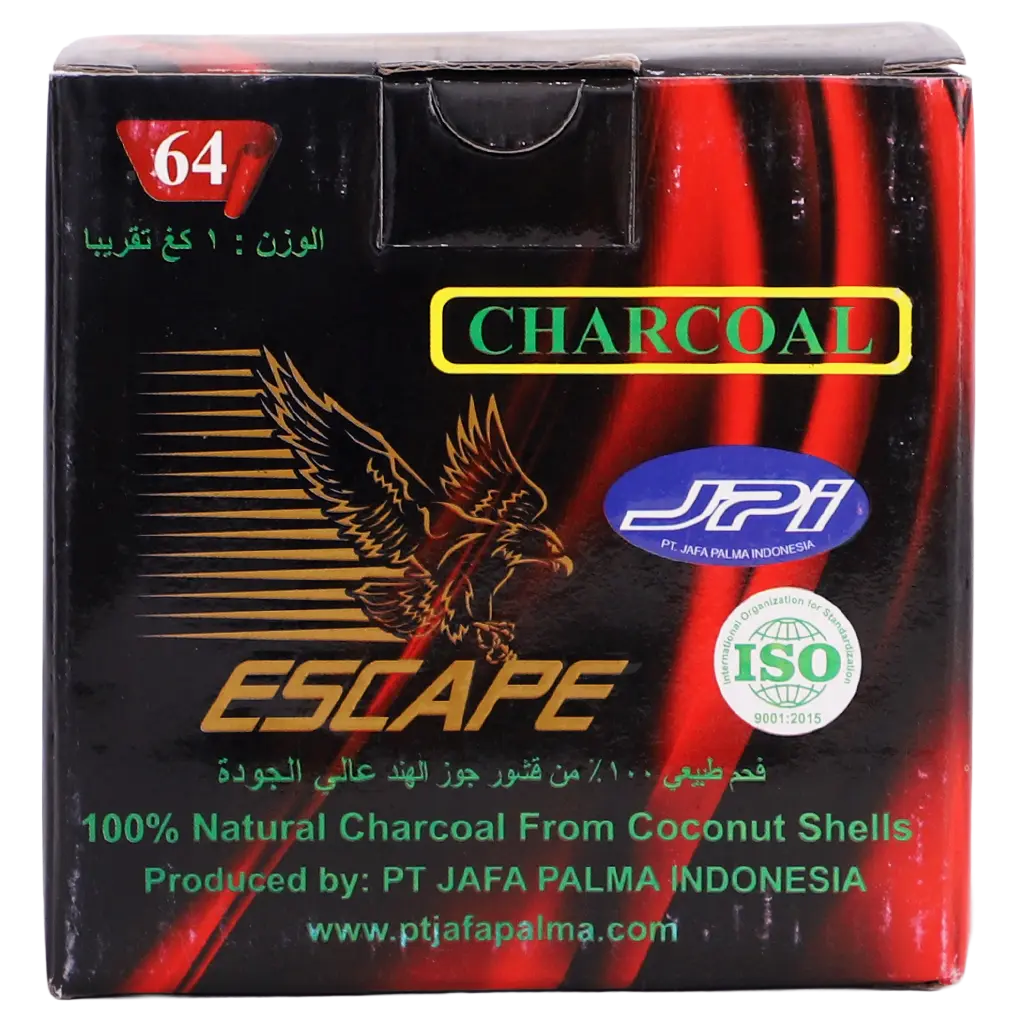 Escape Coconut Charcoal 1 kg 64 pcs - view 3