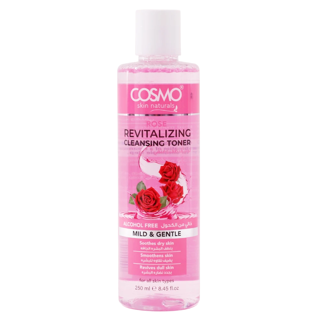 Cosmo Skin Cleansing and Whitening Toner with Rose 250 ml