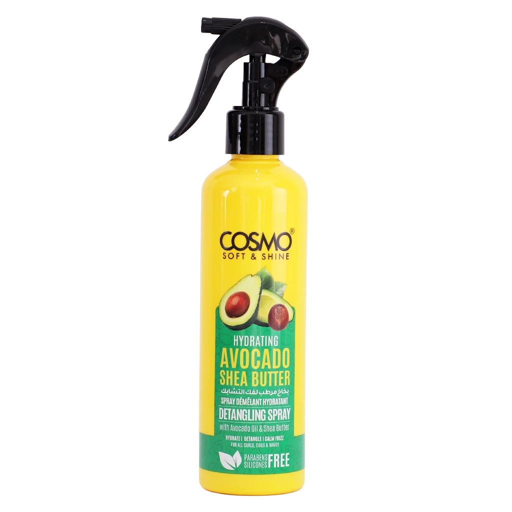 Cosmo Soft Shine Hydrating Detangling Spray With Avocado Shea Butter 250 ml