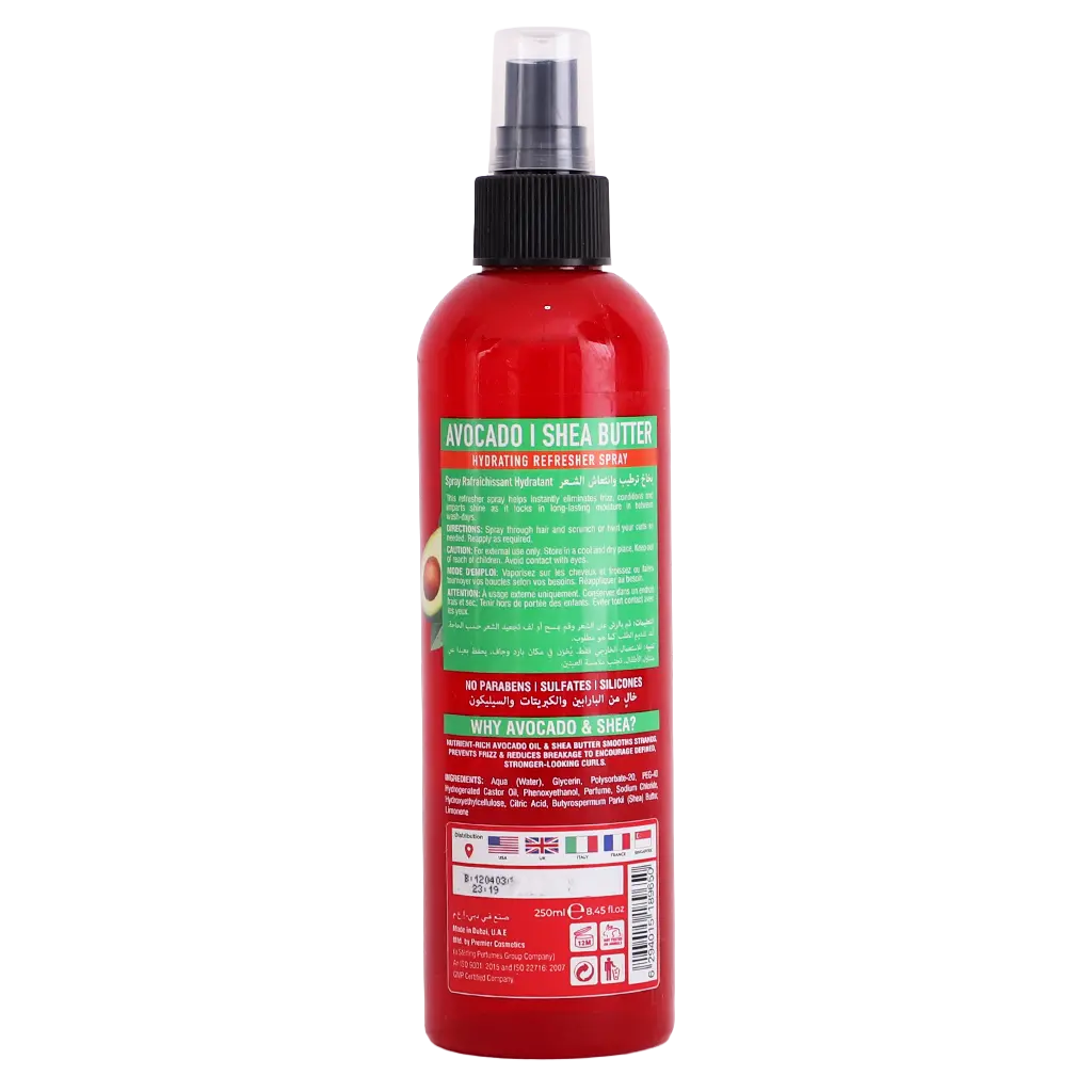 Cornells Avocado And Shea Butter Hydrating And Refreshing Hair Spray 250 ml - view 2
