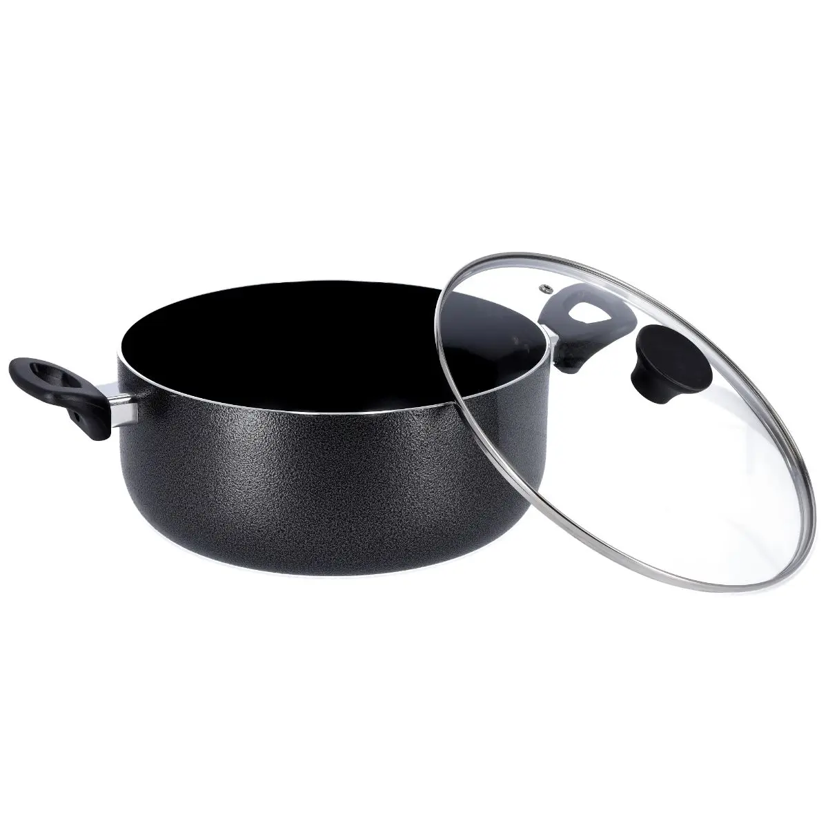  Del Casa Non Stick Cookware Set -Gray  7 pcs - view 2