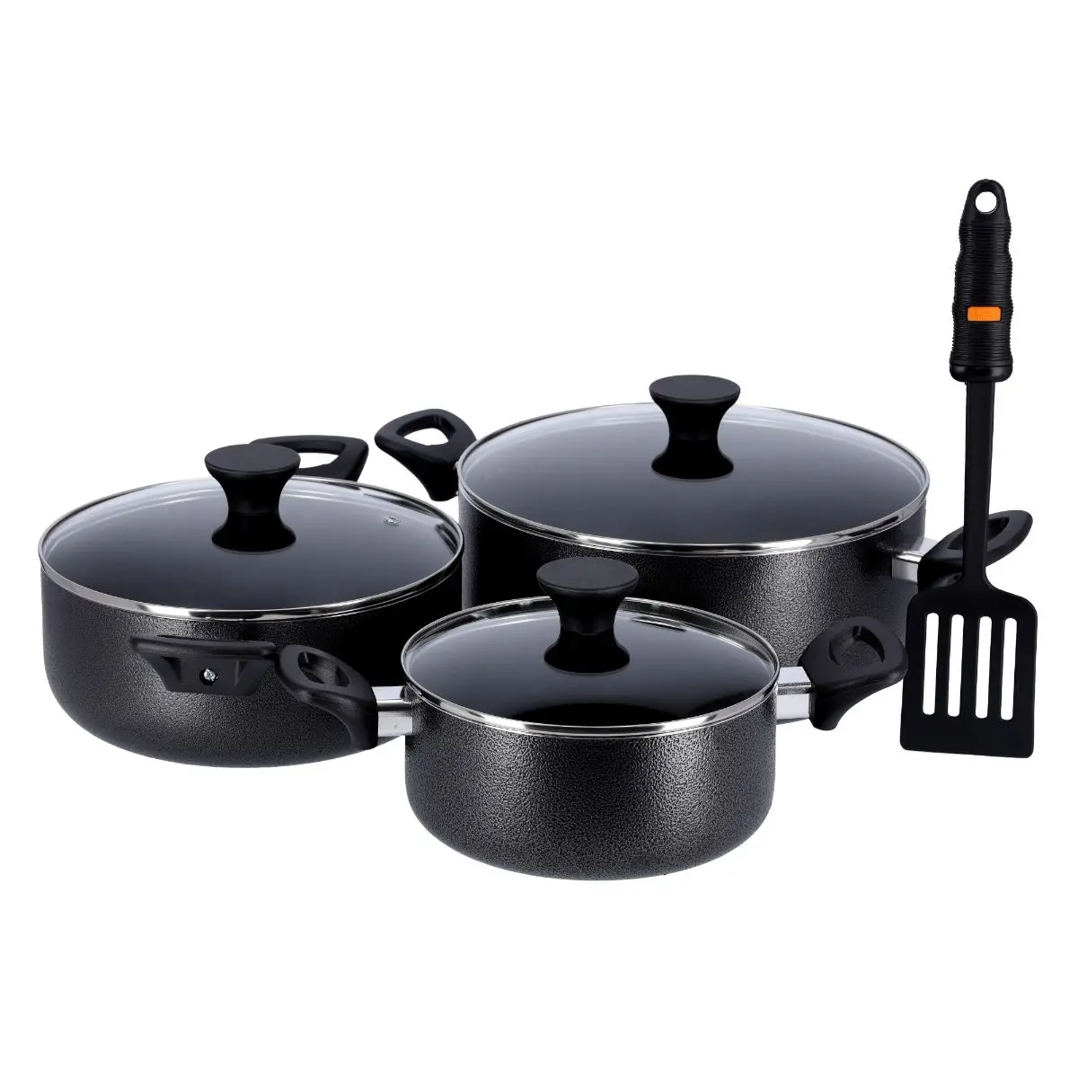  Del Casa Non Stick Cookware Set -Gray  7 pcs - view 1