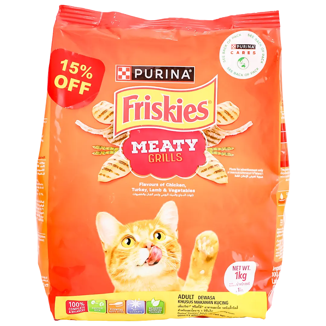 Purina Friskies Dry Food for Cats Meaty Grill 1 kg 15% OFF - view 2