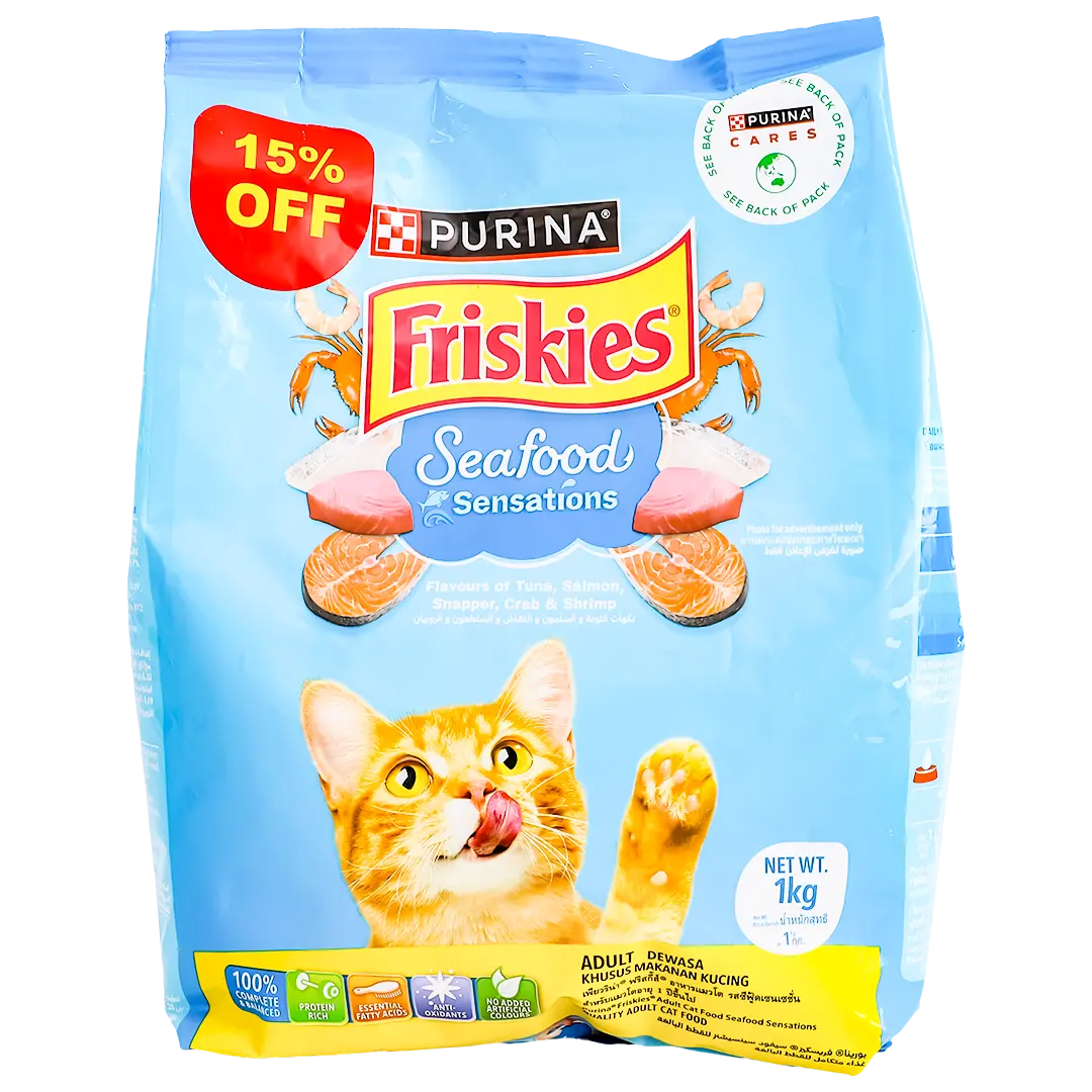 Purina Friskies Cats Dry Food Seafood Sensations 1kg 15% OFF - view 2