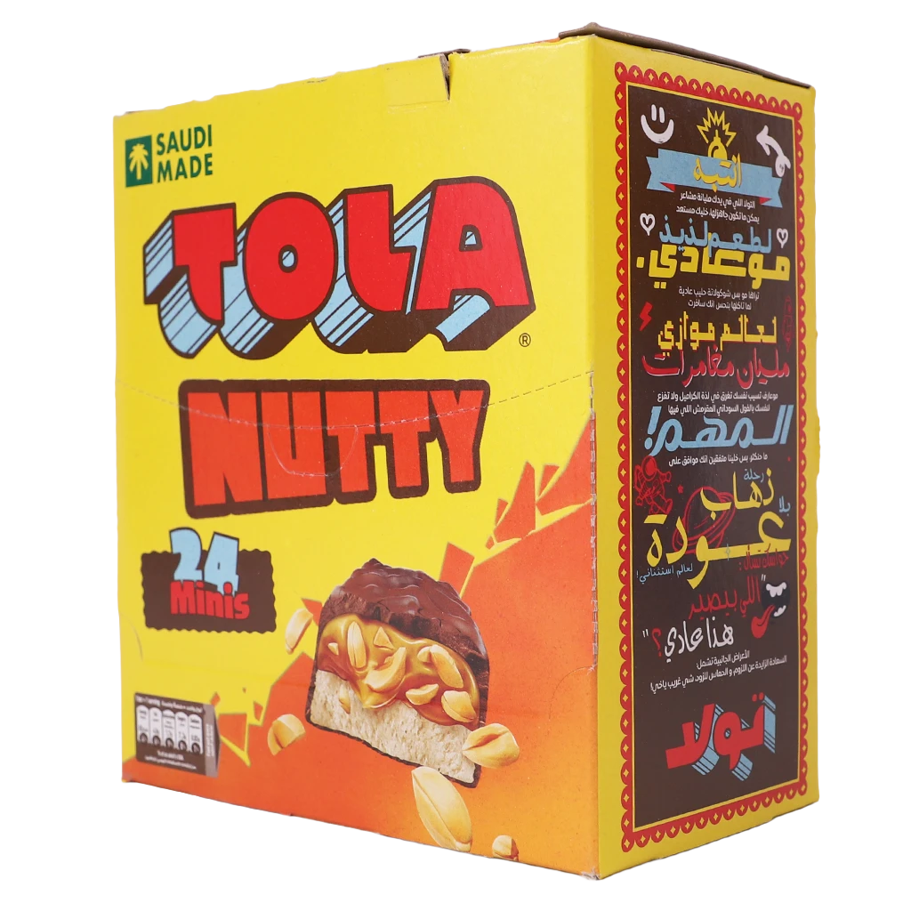 Tola Nutty Chocolate with Peanut Butter 24 pcs 16.5 gm