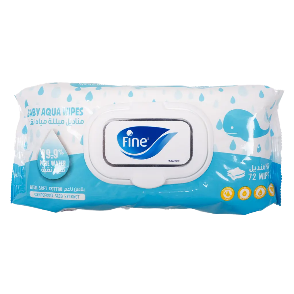 Fine Baby Water Wipes 72 Sheets - view 2