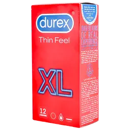 Durex Thin Feel XL Condoms Large Size 12 pcs