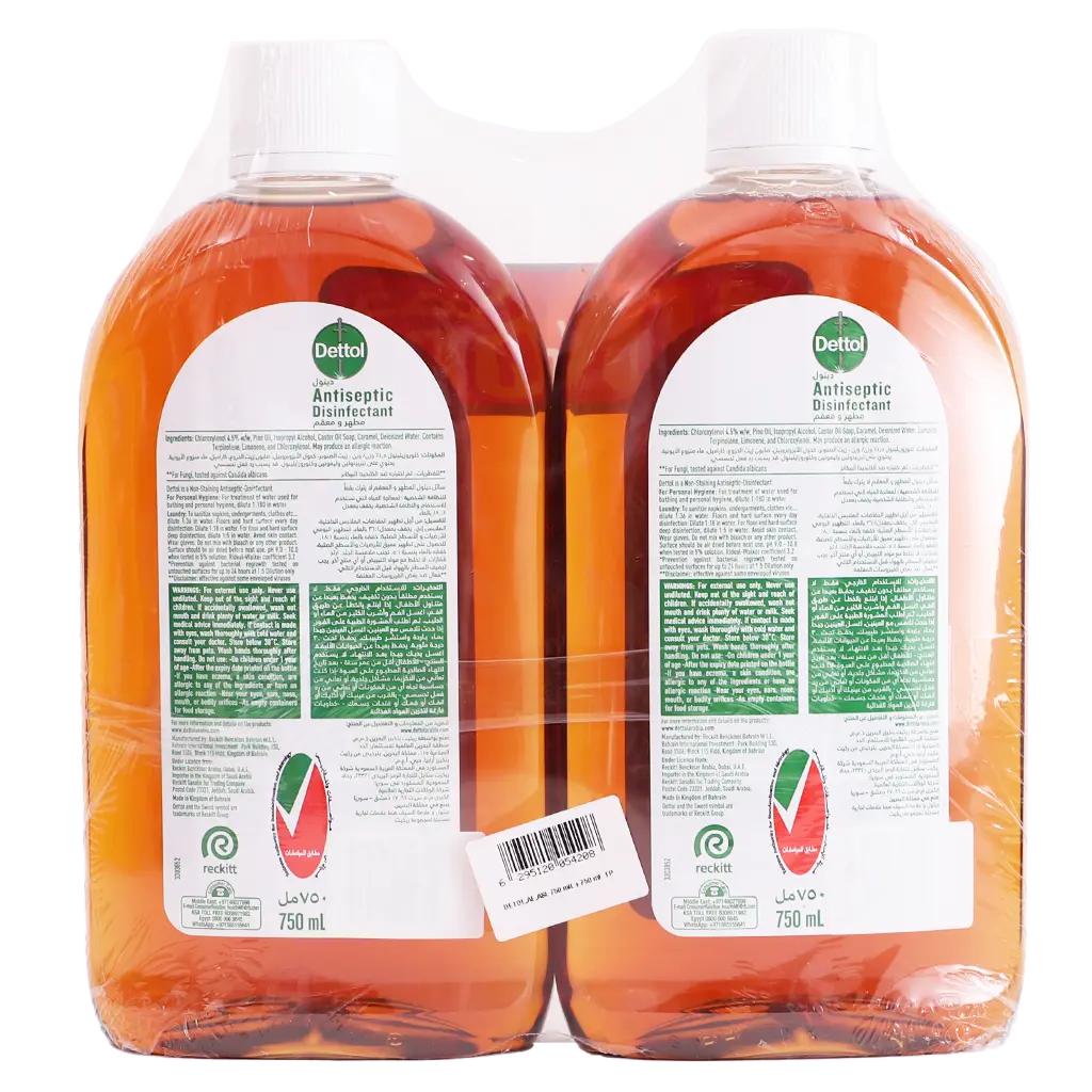 Dettol antiseptic liquid 2 pcs 750 ml - view 2