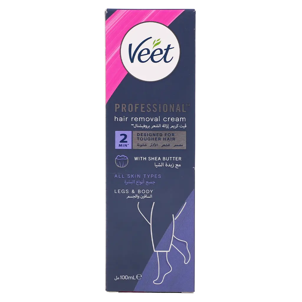Veet Professional Hair Removal Cream For All Skin Types Legs and Body 100 gm - view 2
