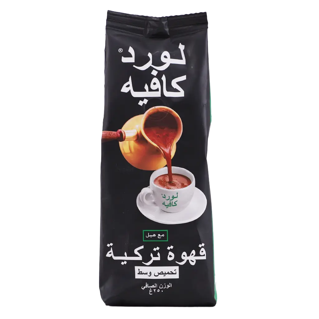 Lord Turkish Coffee Medium Roast Cardamom 250 gm - view 2