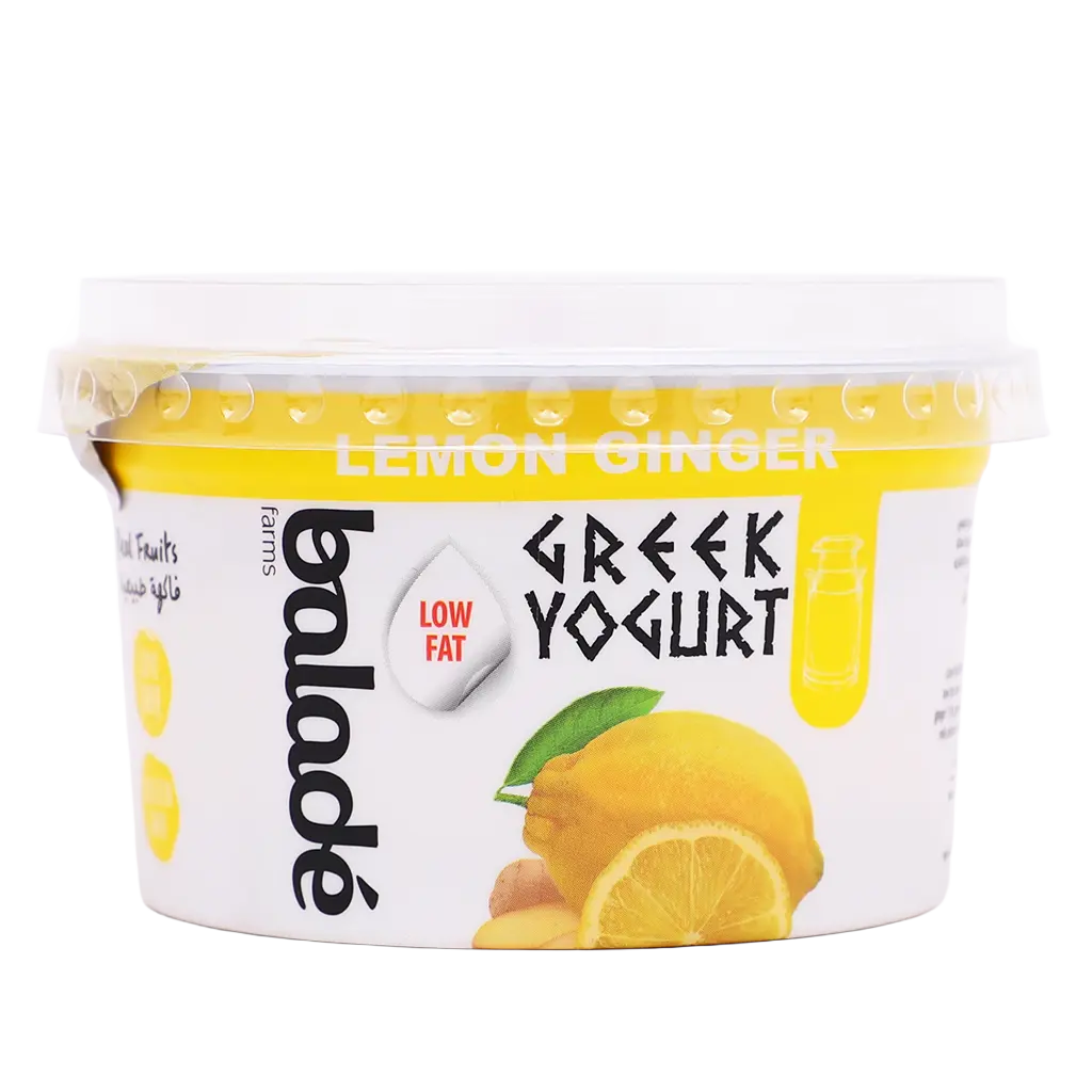 Balade Greek Yoghurt Low Fat Lemon Ginger 180 gm - view 4