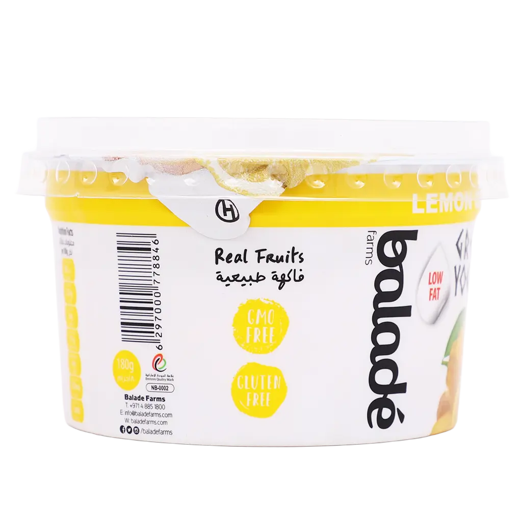 Balade Greek Yoghurt Low Fat Lemon Ginger 180 gm - view 5