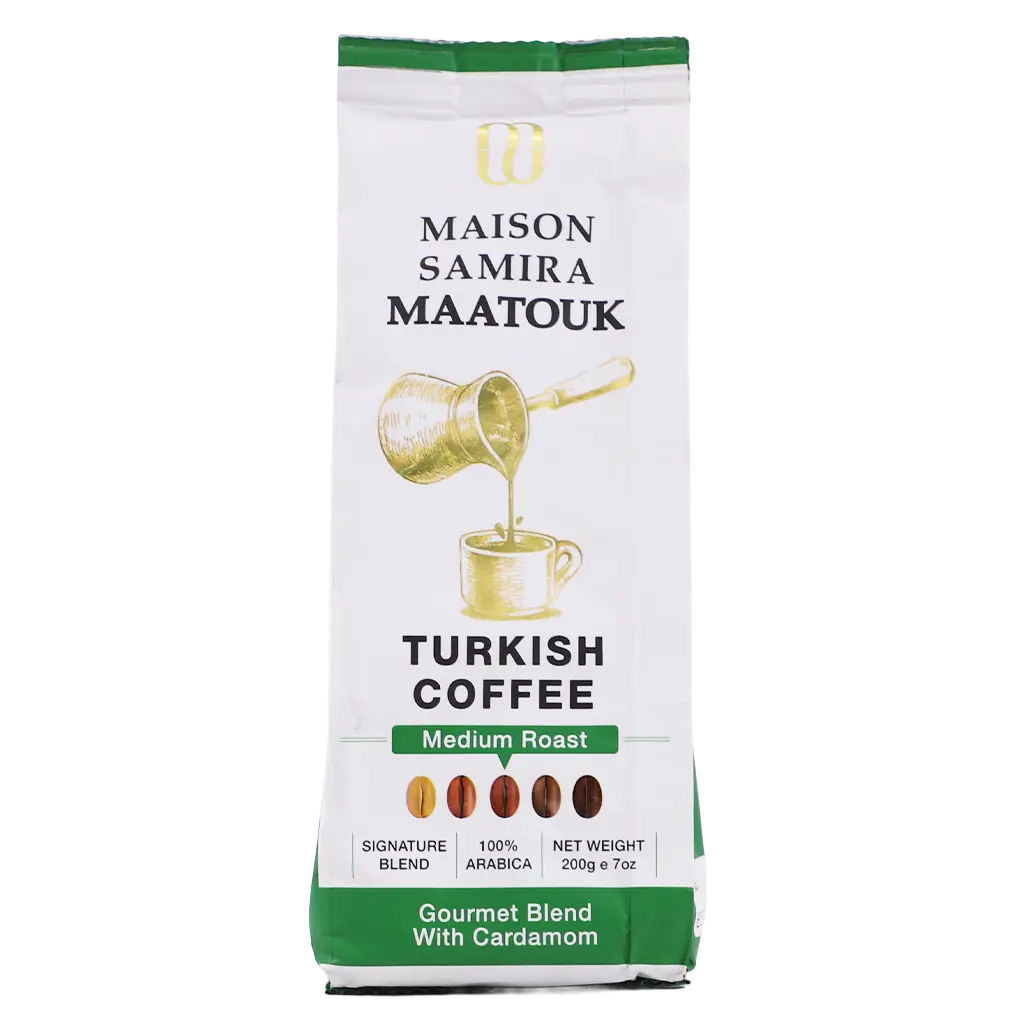Maatouk Turkish Coffee Medium Roast Cardamom 200 gm - view 3