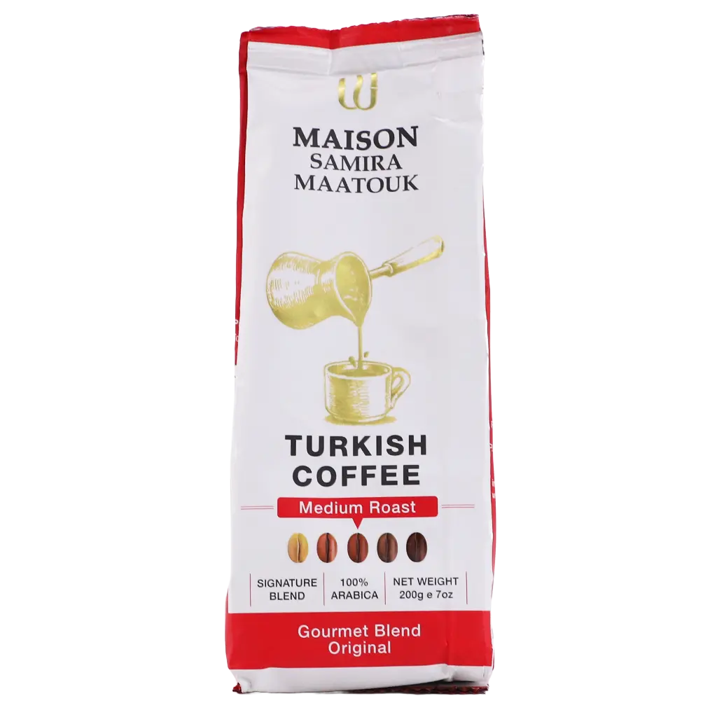 Maatouk Turkish Coffee Medium Roast Original 200 gm - view 3