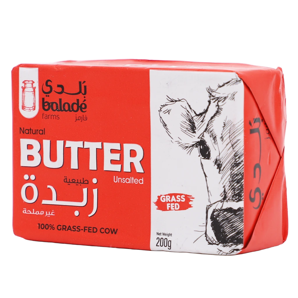 Balade Natural Butter Unsalted 200 gm