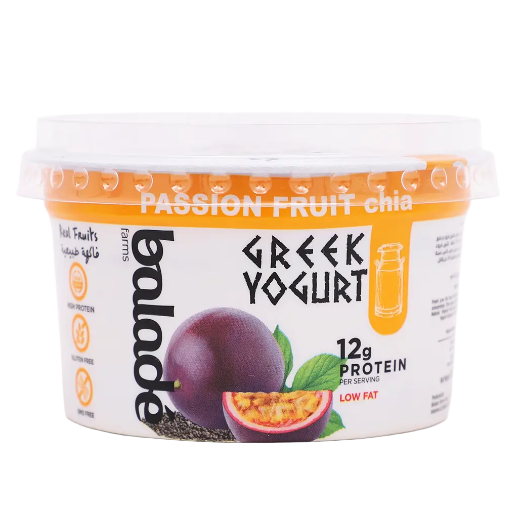 Balade Greek Yoghurt Low Fat Passion Fruit Chia 180 gm - view 2