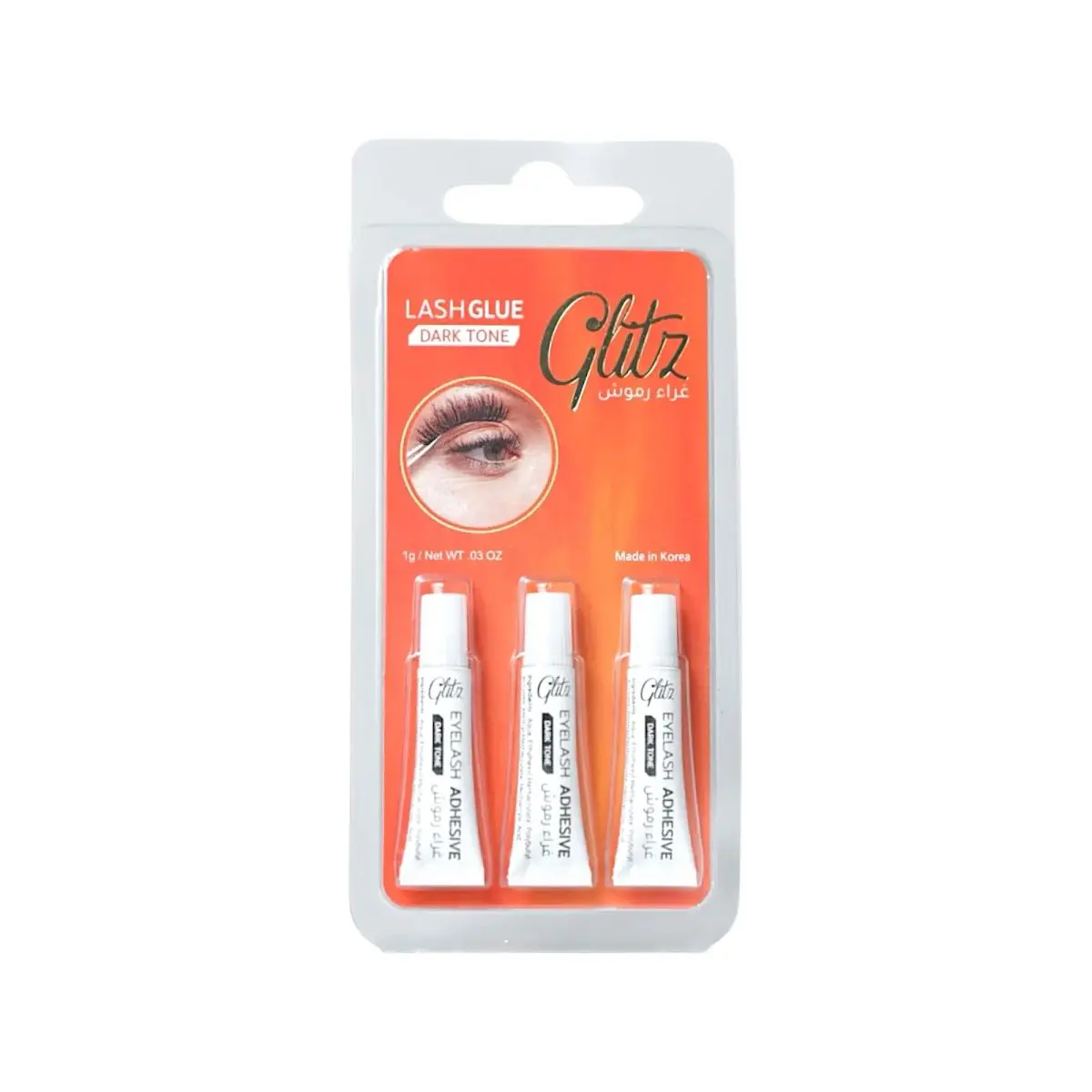 Glitz Dark Eyelash Glue Kit 3 Count 1G - view 1