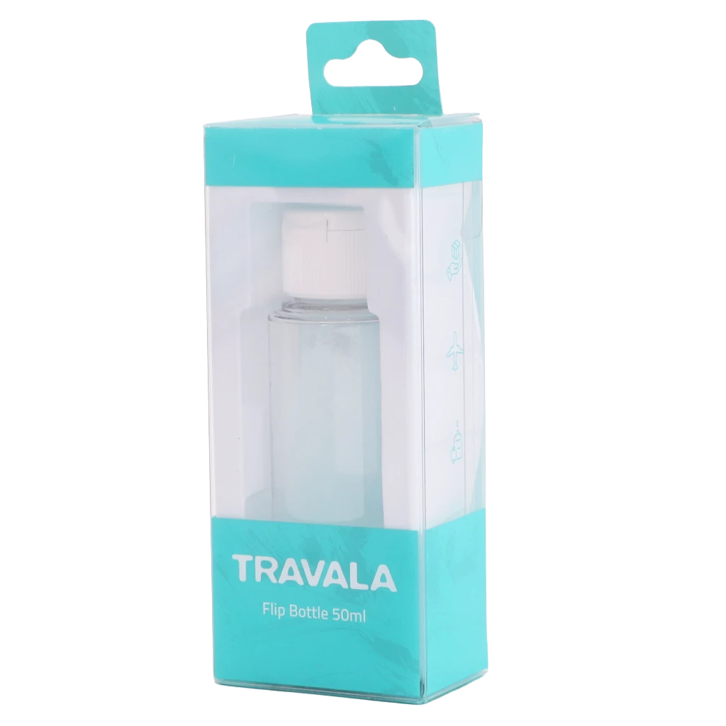 Travala Reusable Plastic Bottles Flip Cap