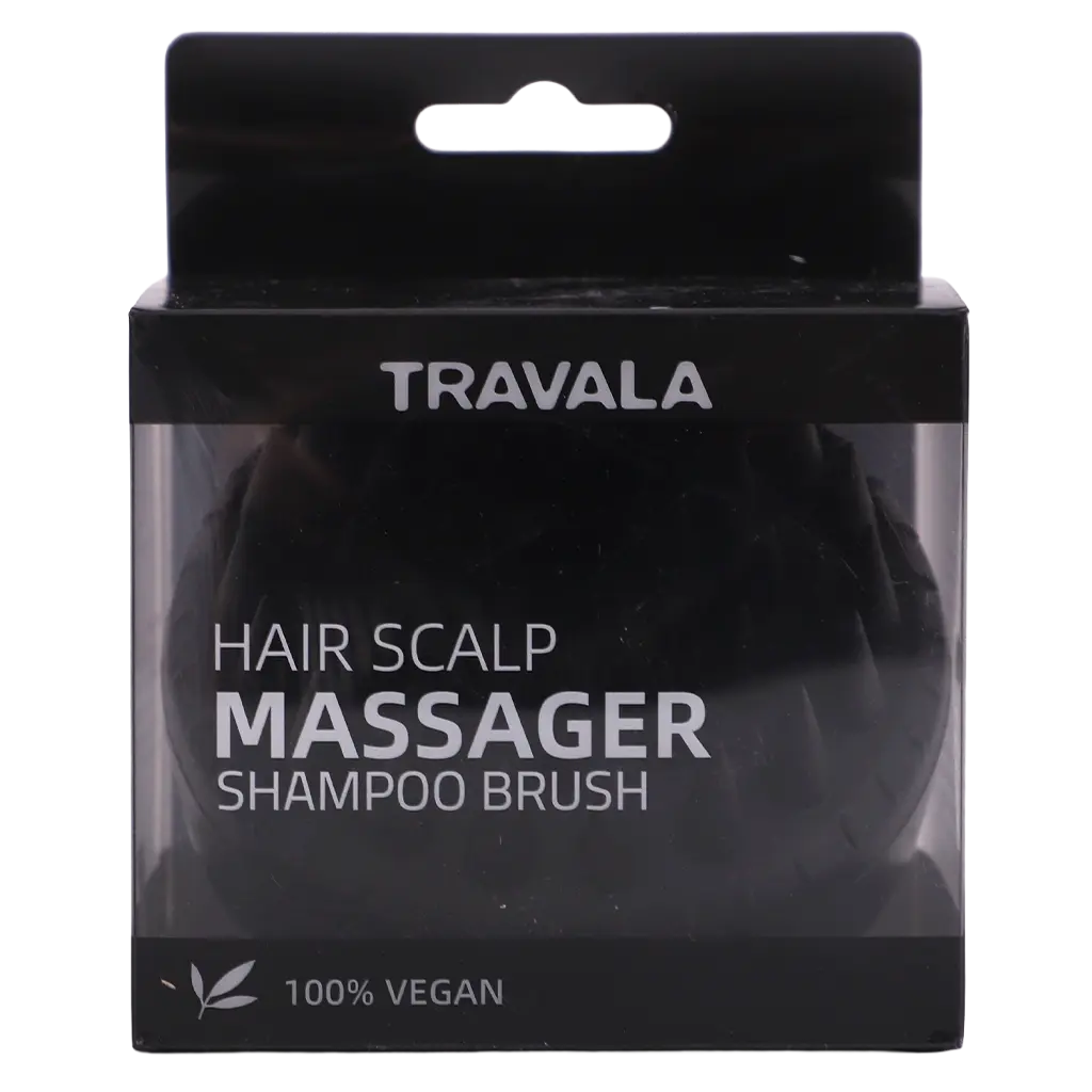 Travala Hair Scalp Massager Brush Black - view 2