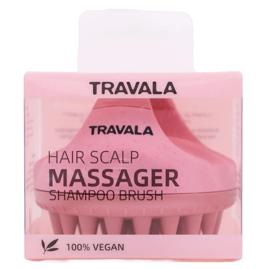 Travala Hair Scalp Massager Brush Pink - view 2