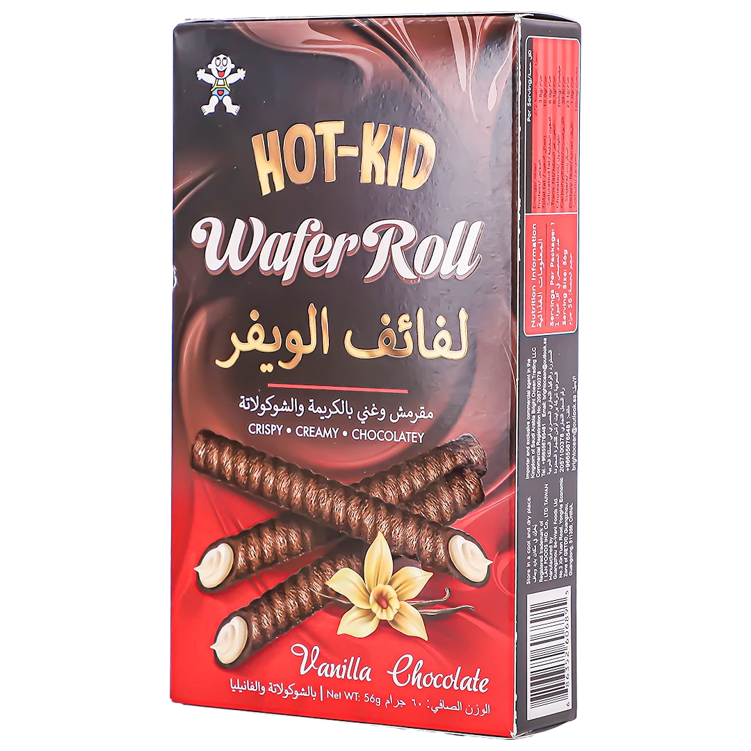 شوكولاتة هوت كيد ويفر رول  56  جم
