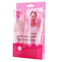 Spa System Pink Moisturizing Gel Hand Gloves