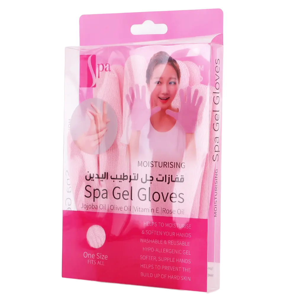 Spa System Pink Moisturizing Gel Hand Gloves - view 1