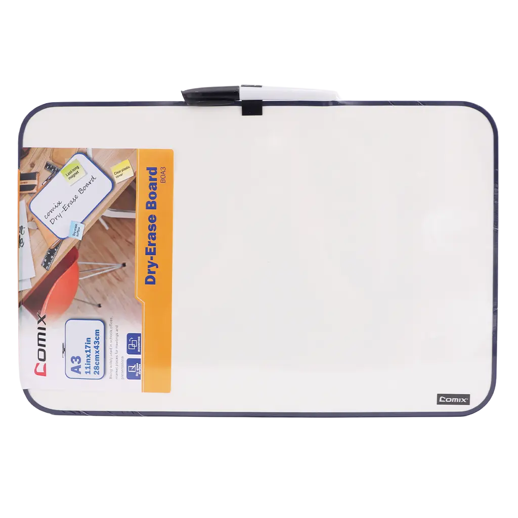 Comix  Dry Erase Board With Pvc Frame A3 Size 1 pcs - view 1