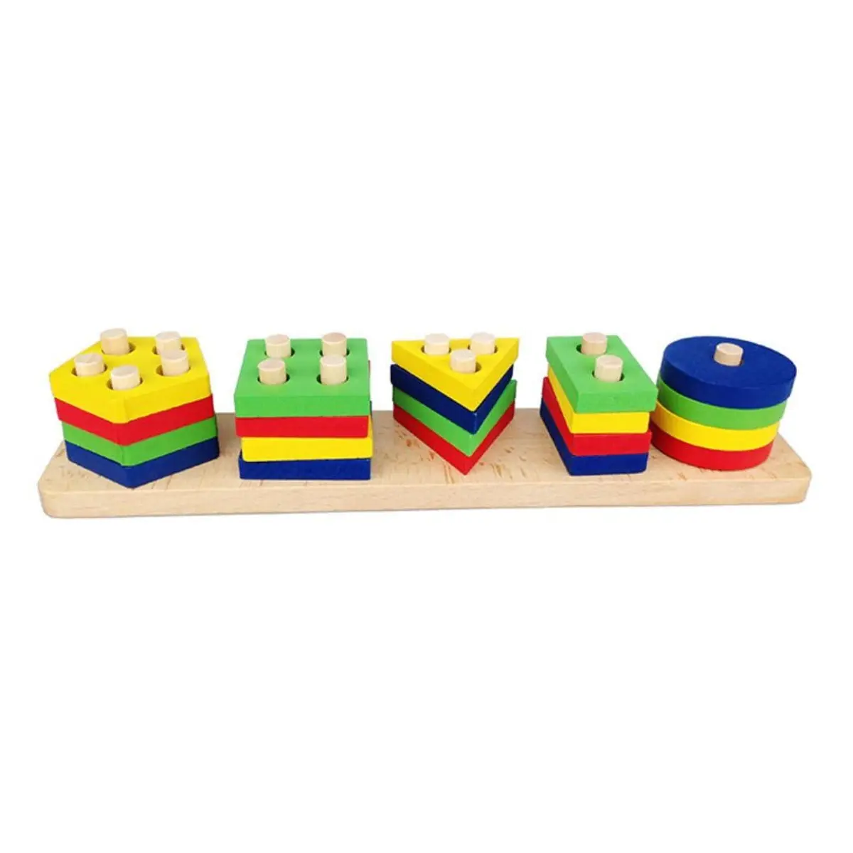 Color Bulding Blocks 5 Column For Baby - view 3