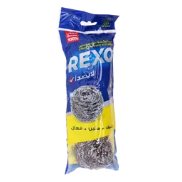 Rexo Stainless Steel Scrubber 4 pcs