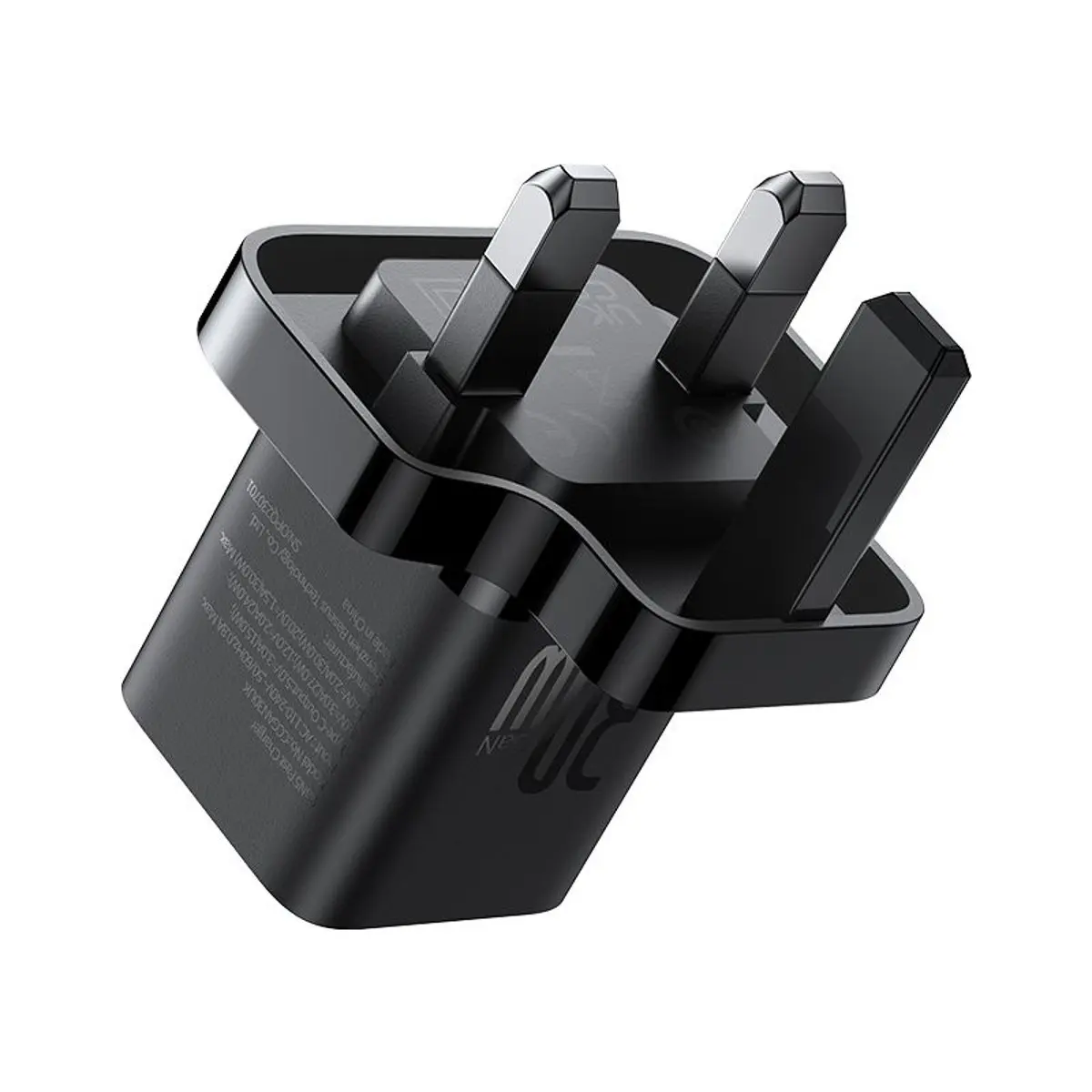  Baseus  GaN5 Fast Chargermini 1C 30W UK Cluster Black - view 6
