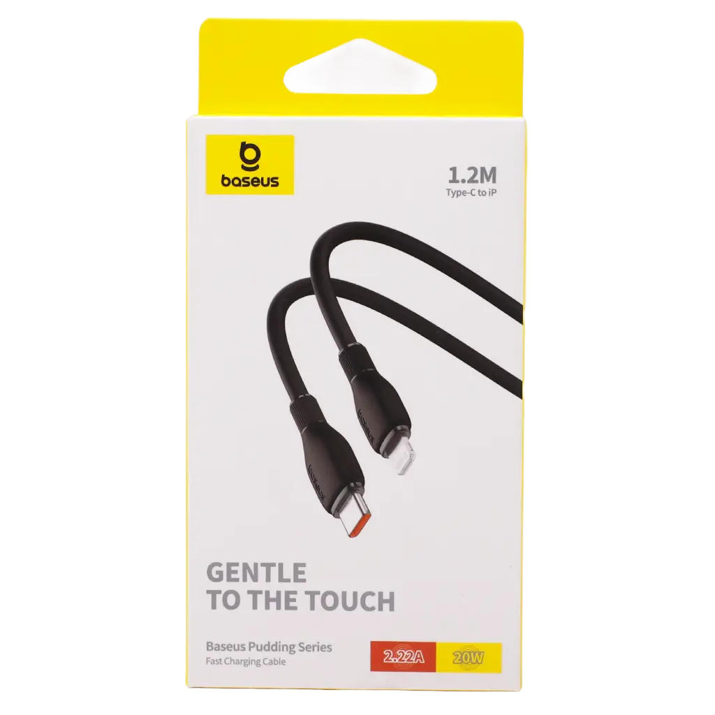  Baseus  Pudding Series Fast Charging Cable Type-C to iP 20W 1.2m Cluster Black - view 3