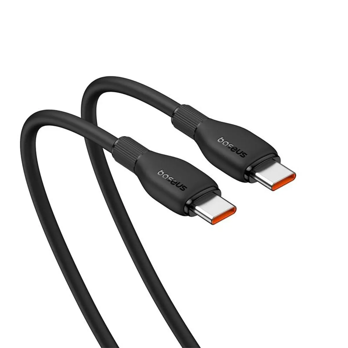  Baseus  Pudding Series Fast Charging Cable Type-C to Type-C 100W 1.2m Cluster Black - view 5