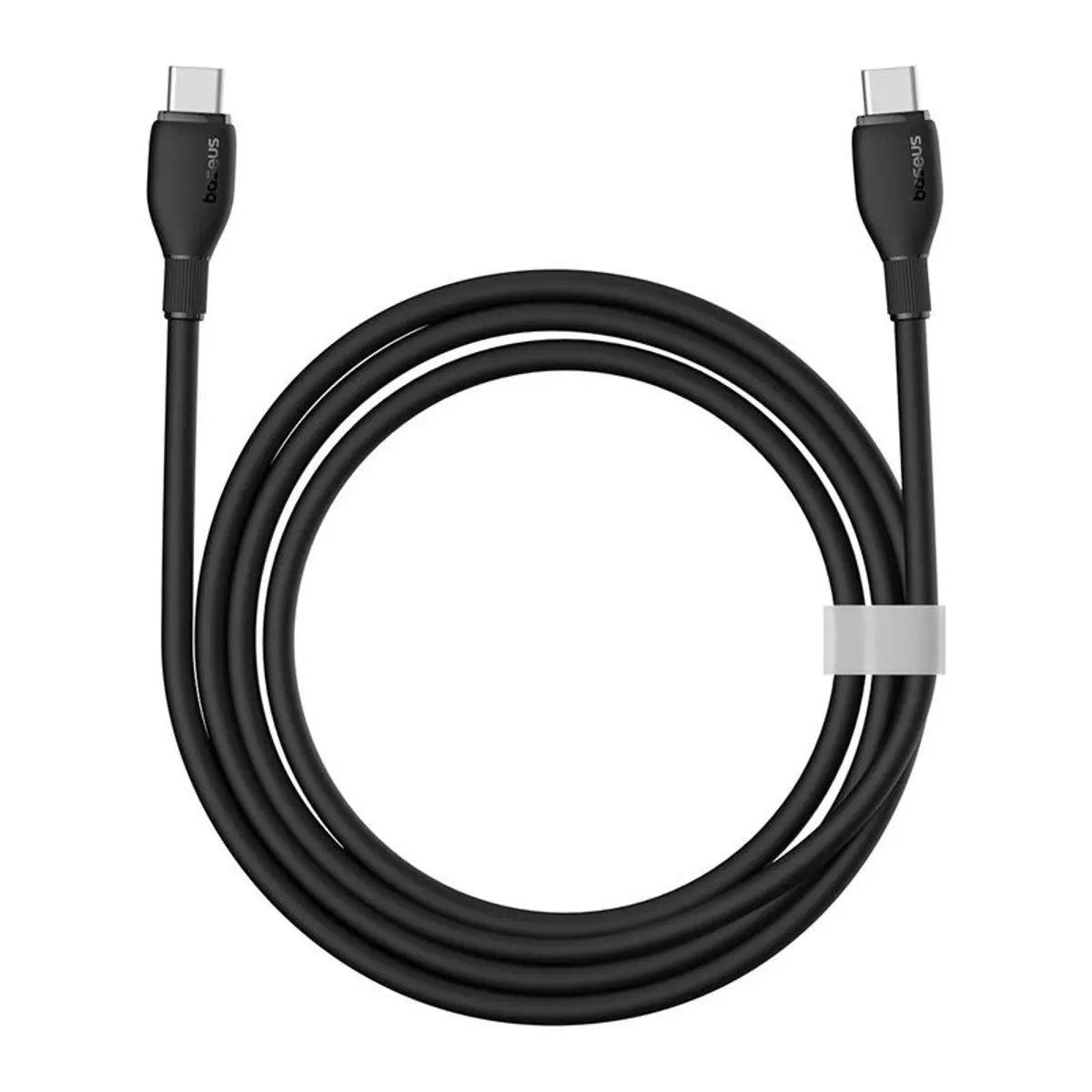  Baseus  Pudding Series Fast Charging Cable Type-C to Type-C 100W 1.2m Cluster Black - view 6