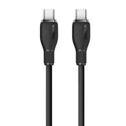  Baseus  Pudding Series Fast Charging Cable Type-C to Type-C 100W 1.2m Cluster Black