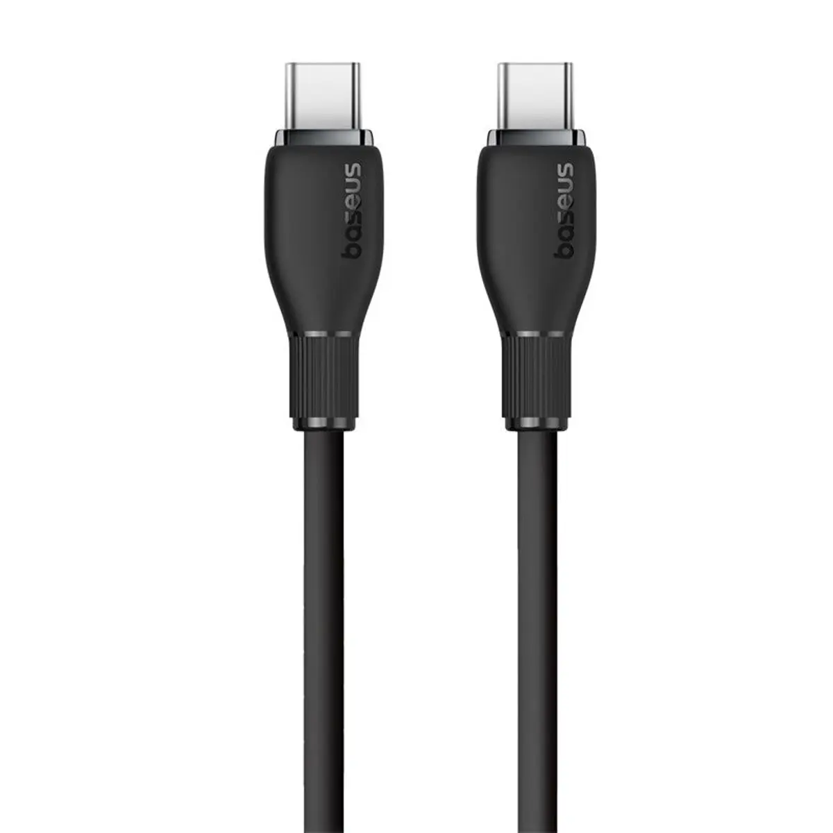  Baseus  Pudding Series Fast Charging Cable Type-C to Type-C 100W 1.2m Cluster Black - view 1