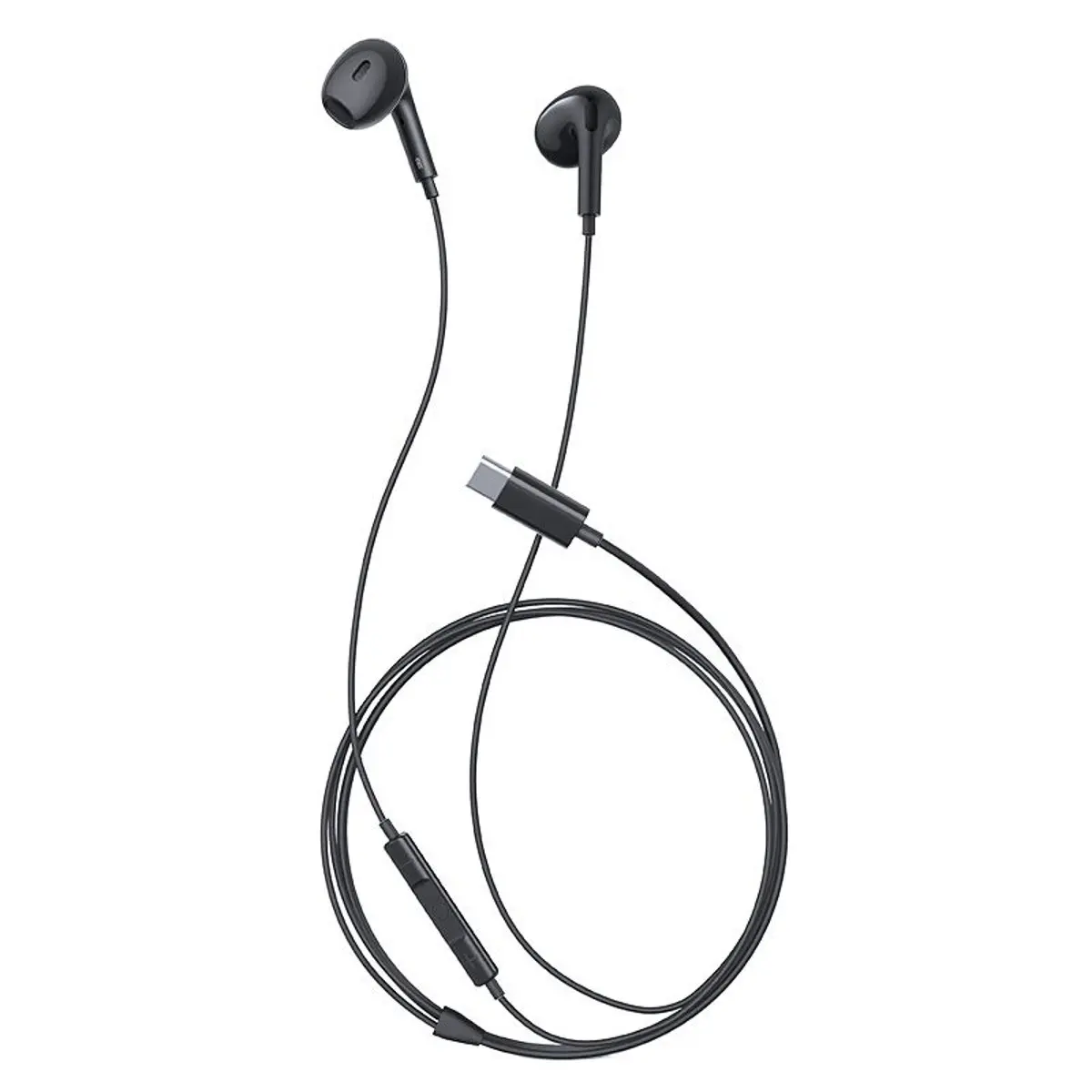  Baseus  Encok CZ17 Semi-In-Ear Wired Earphones Cluster Black - view 1