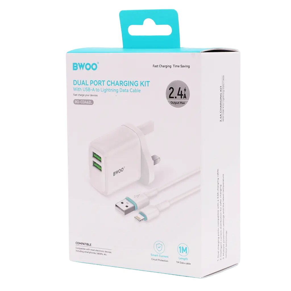 Bwoo Pdwall Charger2 Usb A Port With Lightning - view 2