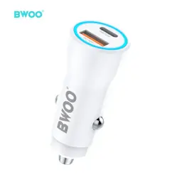 Bwoo Car Charger Fast Charging Pd38 W Dual Port Usb C