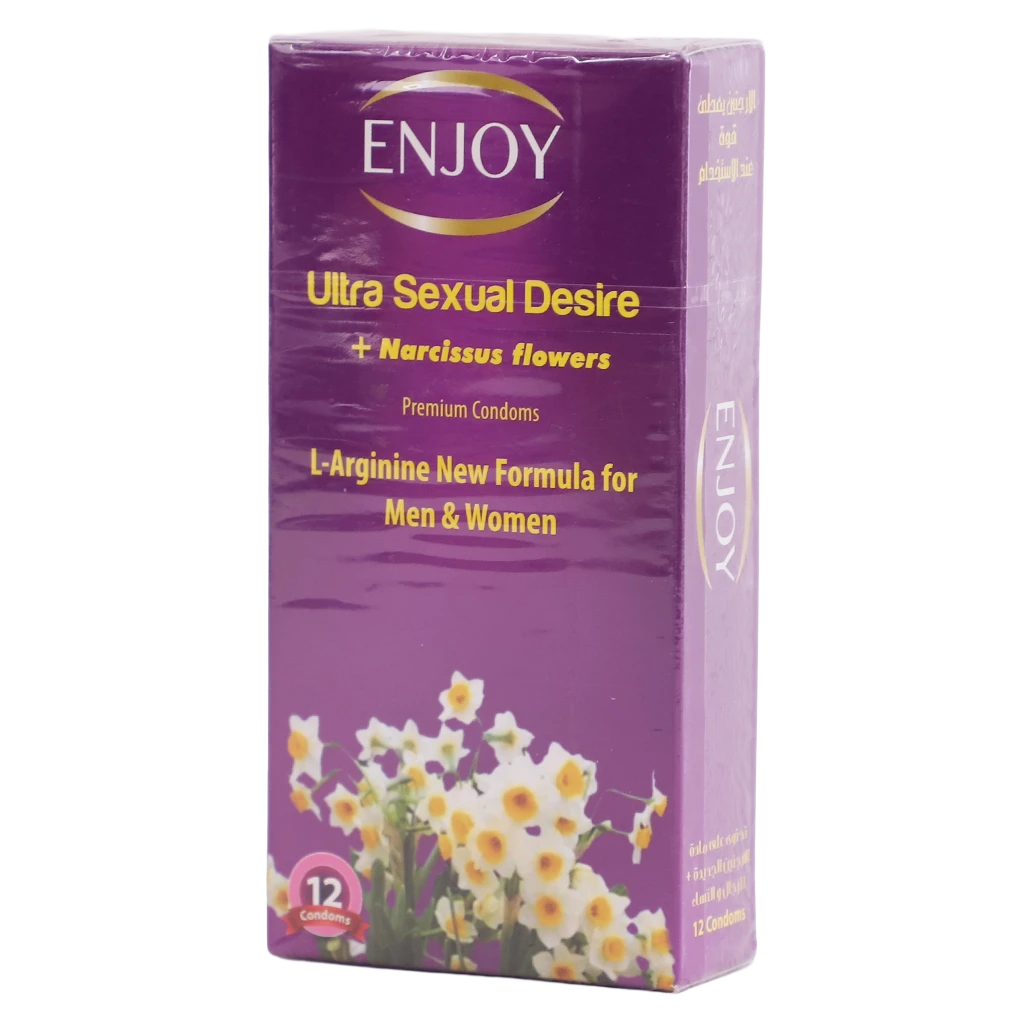 Enjoy Narcissus Flowers Premium Condoms 12Pcs